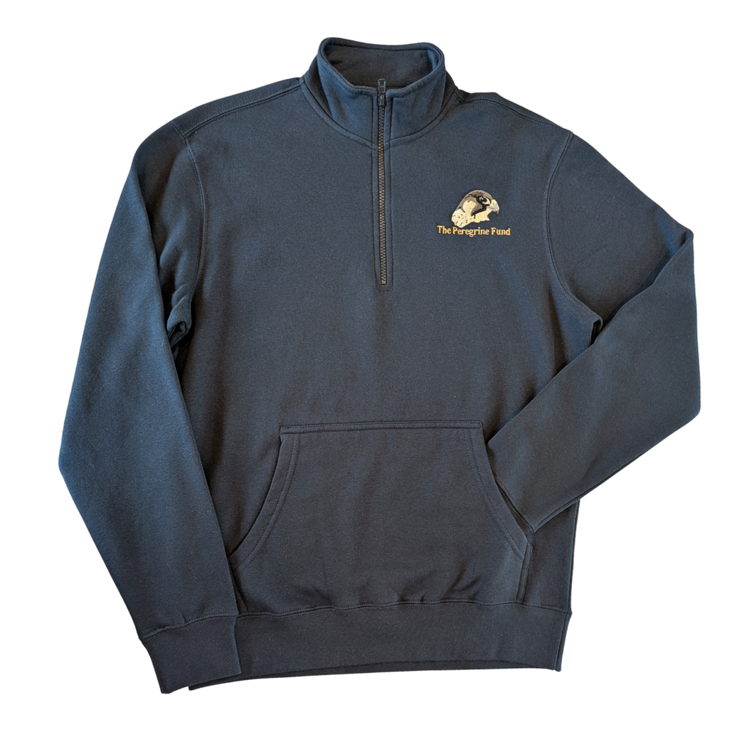 Embroidered Quarter-Zip Jacket