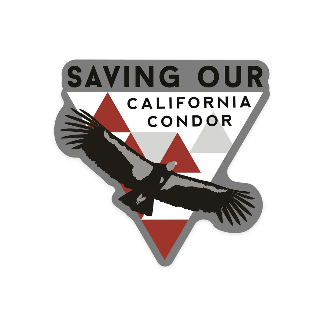 Saving our California Condor Sticker