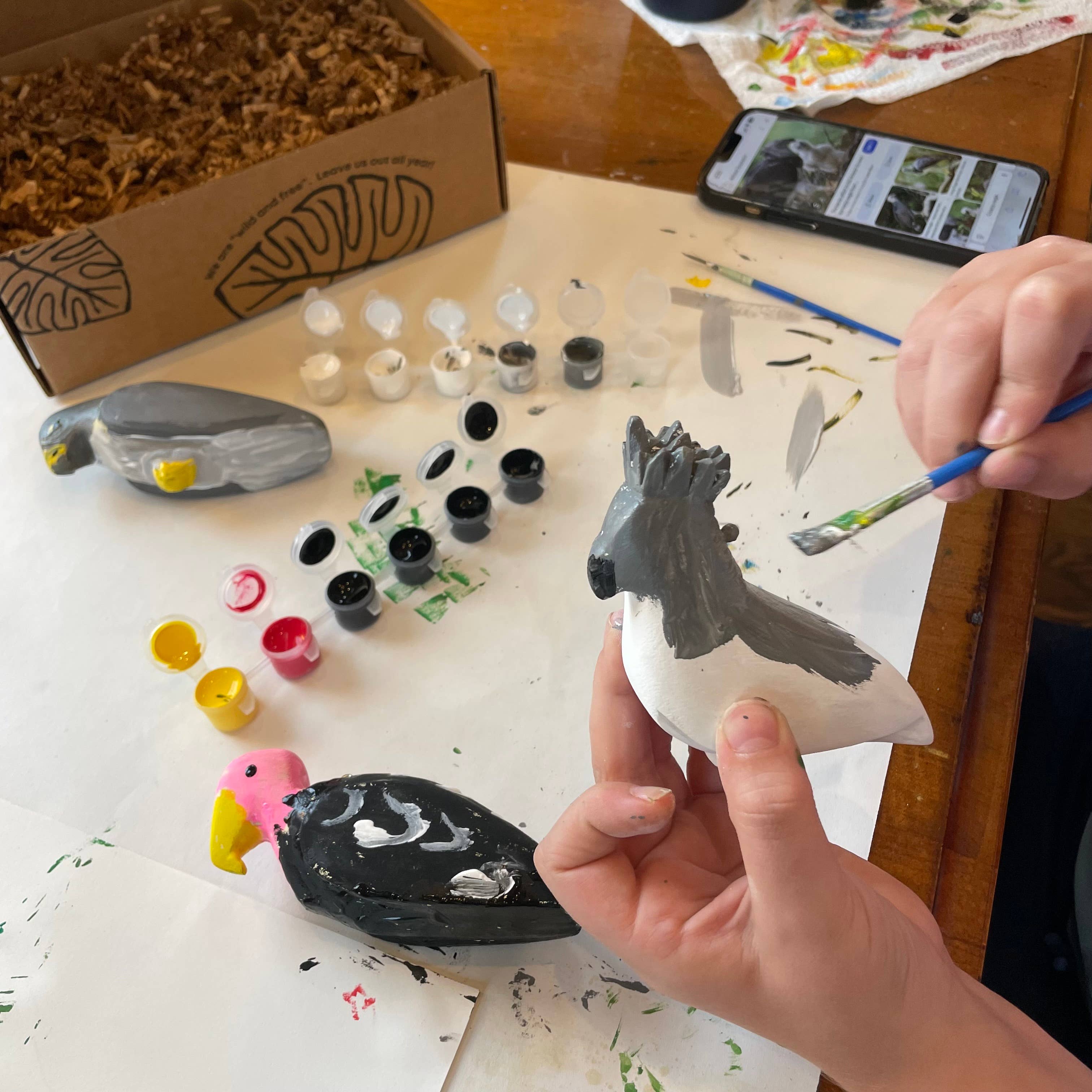 Paint Your Own Raptor Ornament Kit