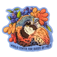 Load image into Gallery viewer, World Center for Birds of Prey Cappy Trails Stickers