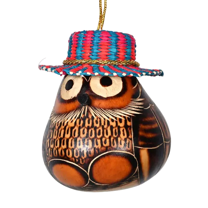 Panama Hat Owl Gourd