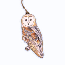 Load image into Gallery viewer, The Peregrine Fund wooden ornaments