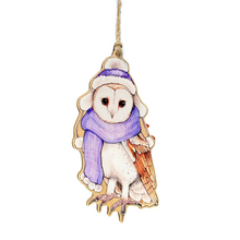 Load image into Gallery viewer, The Peregrine Fund wooden ornaments