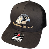 Peregrine Falcon logo trucker hats