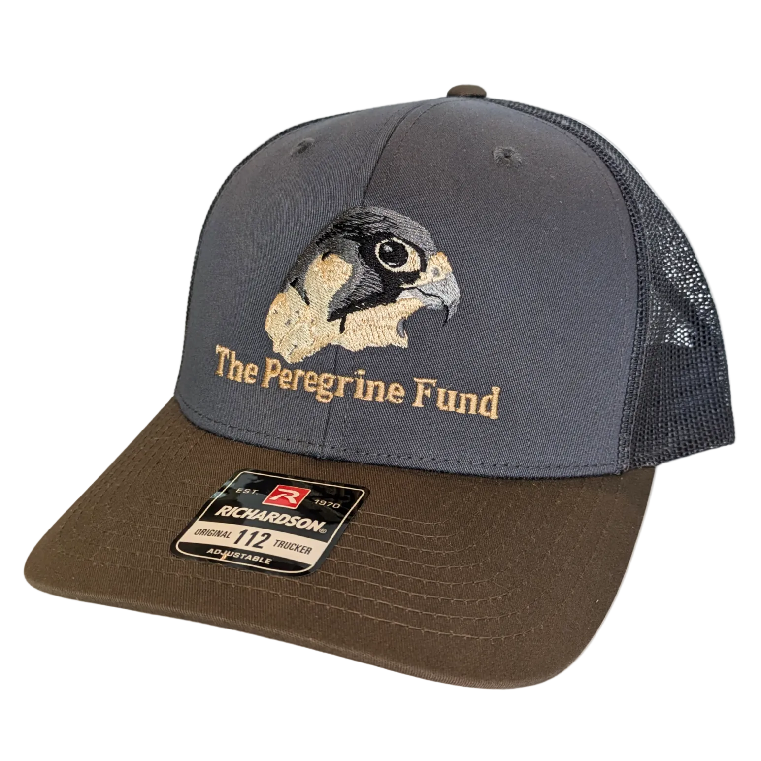 Peregrine Falcon logo trucker hats
