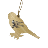 The Peregrine Fund wooden ornaments