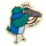 Little Hiker Bird Stickers