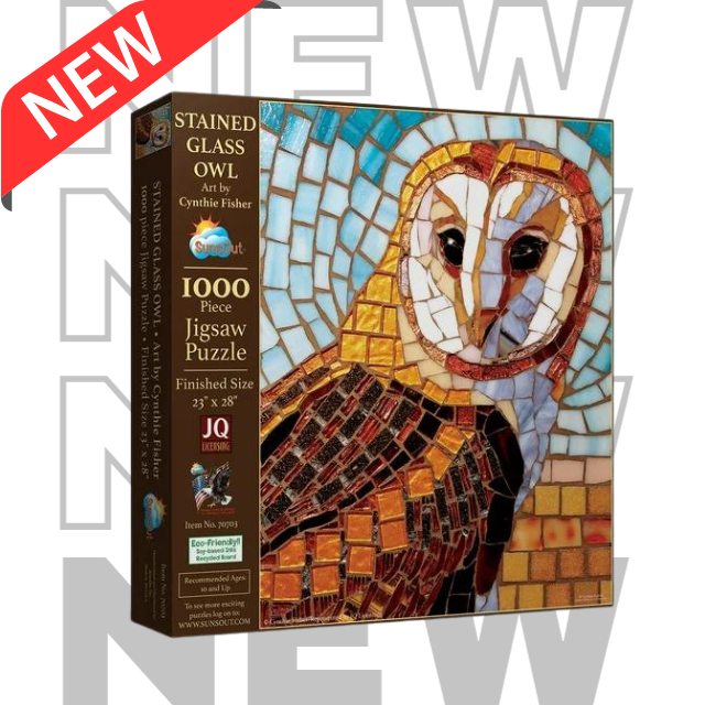Stained Glass Owl Puzzle
