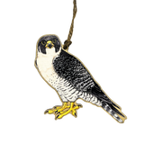 The Peregrine Fund wooden ornaments