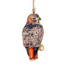 Load image into Gallery viewer, The Peregrine Fund wooden ornaments