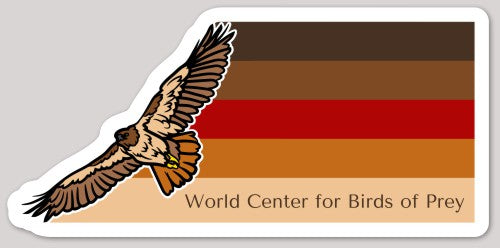 Red-tail color bar sticker