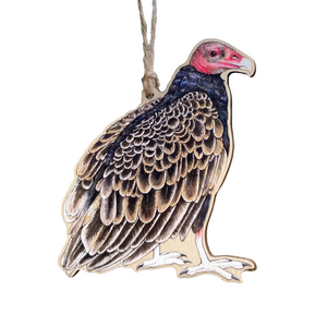 The Peregrine Fund wooden ornaments