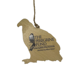 The Peregrine Fund wooden ornaments