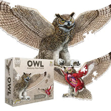 Load image into Gallery viewer, Owl Anatomy Floor Puzzle