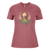 Aplomado Falcon with Yucca Wreath - Ladies Crewneck