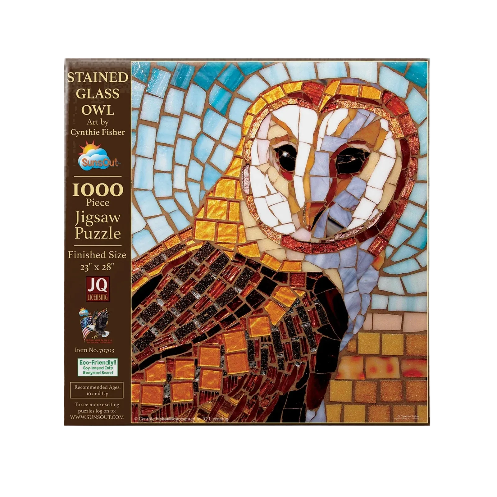 Stained Glass Owl Puzzle