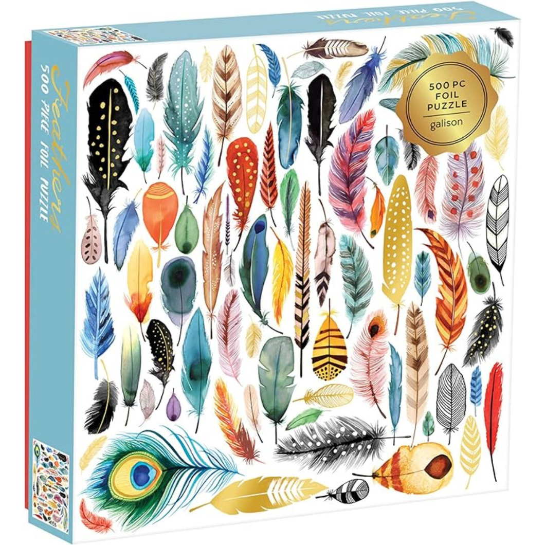 Feathers - 500 Piece Foil Puzzle