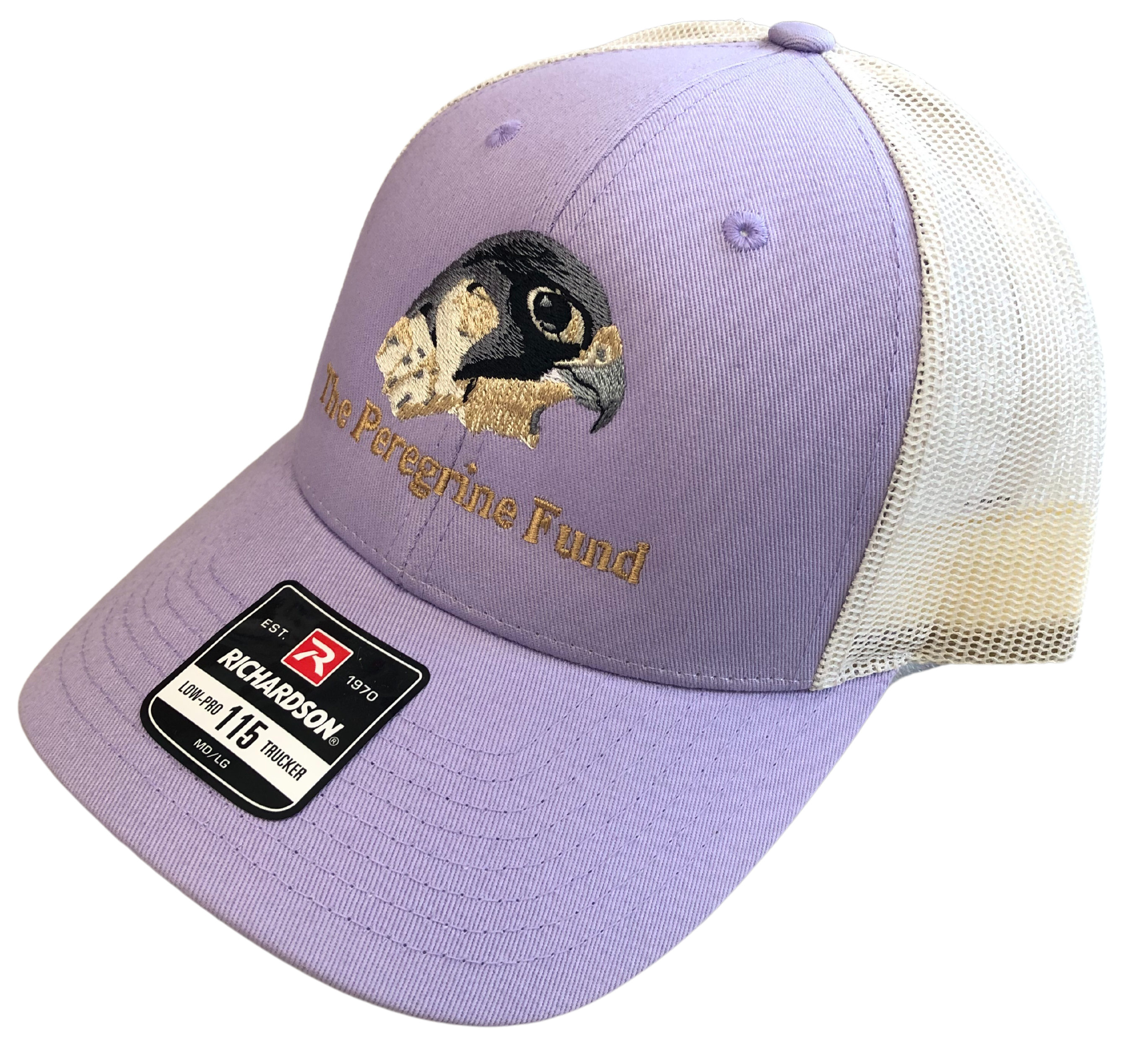 Peregrine Falcon logo trucker hats