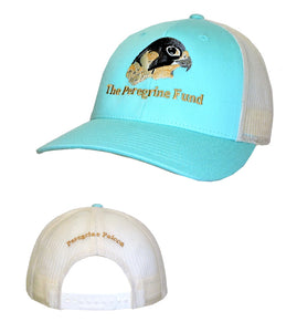 Peregrine Falcon logo trucker hats