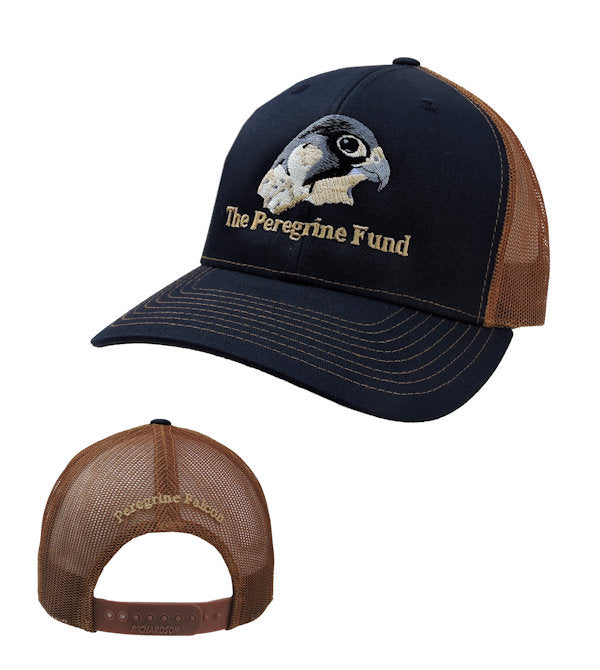 Peregrine Falcon logo trucker hats