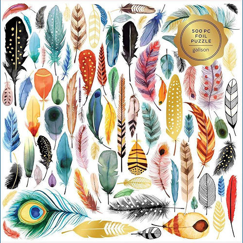 Feathers - 500 Piece Foil Puzzle